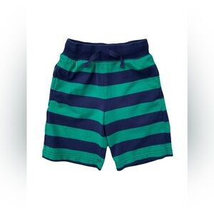 Hanna Andersson Size 110, 5, Green and Navy Baggies Shorts
